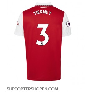 Arsenal Kieran Tierney #3 Hemma Matchtröja 2022-23 Kortärmad